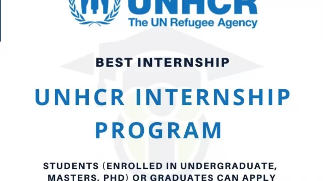 PAID INTERNSHIPS! Apply for these UNHCR Internship Program 2023/24