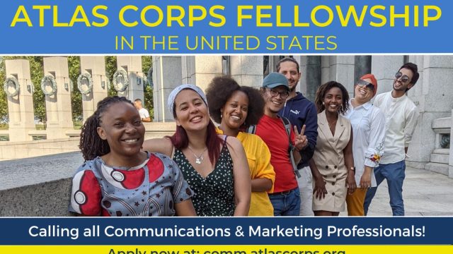 FUNDED TO U.S.A: Apply for this Atlas Corps Fellowship for Communications & Digital Marketing Professionals