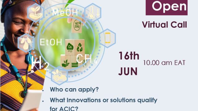 GRANT! Africa Climate Innovation Challenge (upto 5000 USD per project)