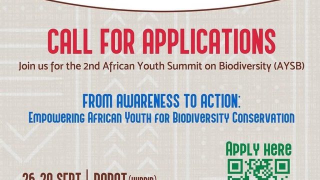 FULLY FUNDED; Apply for the 2nd African Youth  Summit on Biodiversity Registration (AYSB2023)