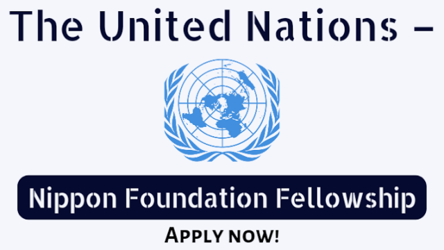 FULLY FUNDED: Apply for the United Nations Nippon Foundation Fellowship 2024 (funded to U.S.A)