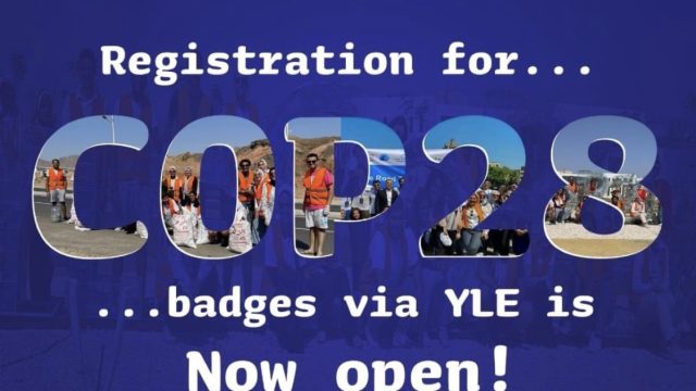 YLE COP28 Badges: Apply for a chance of an observer badge to attend COP28