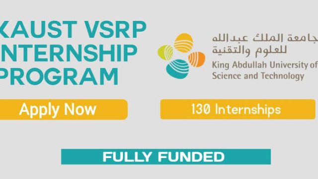 Fully funded with stipends: Apply for this KAUST VSRP Internship Saudi Arabia 2024