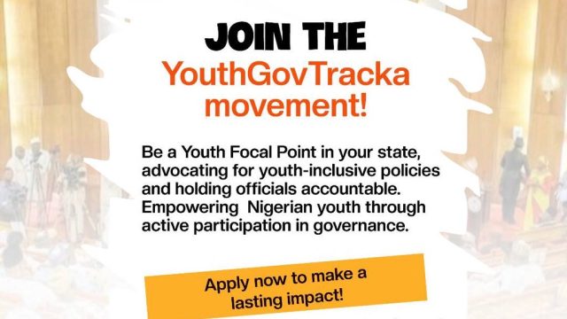 Call for YouthGovTracka Youth Focal Points in the 36 States of the Federation