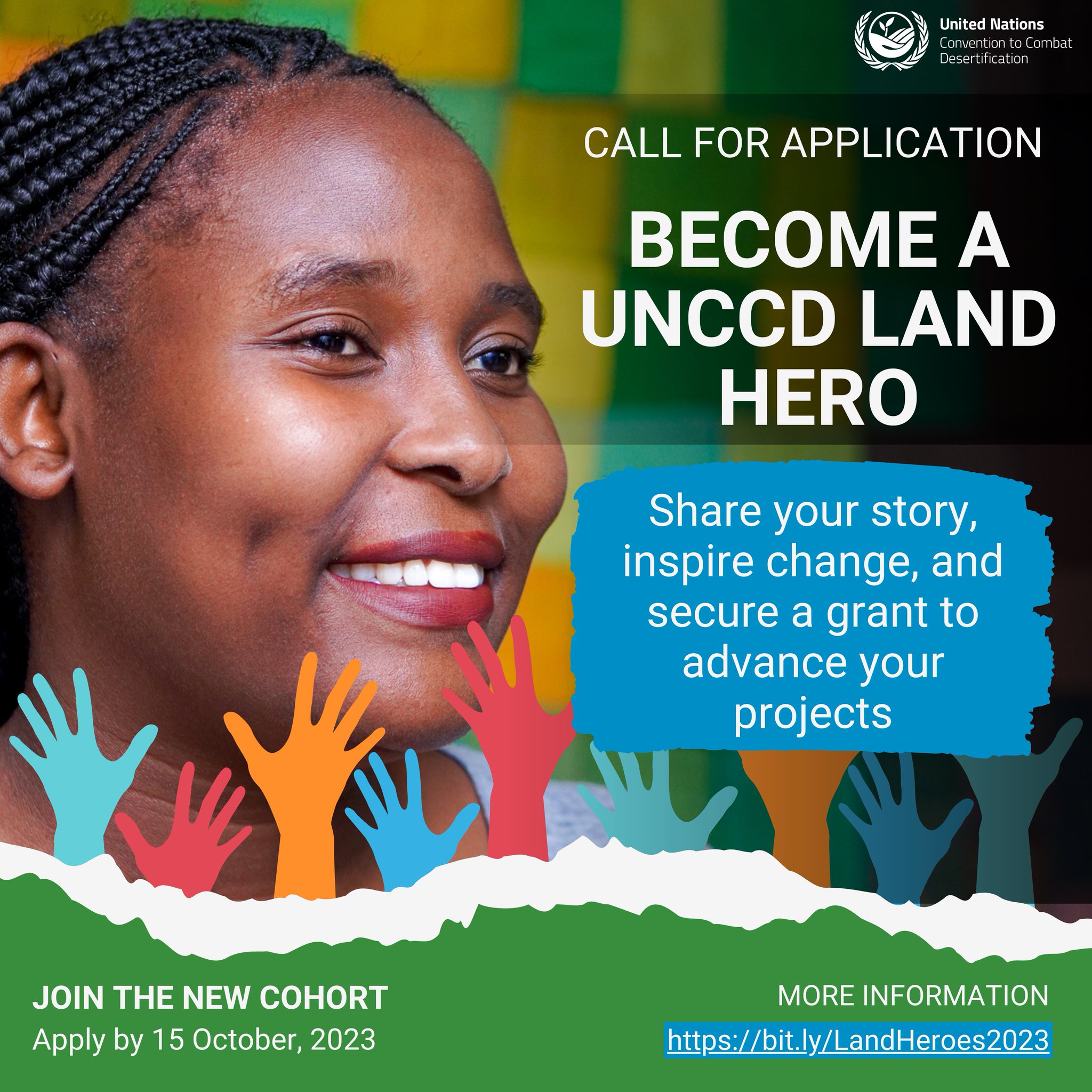 GRANTS; UNCCD is calling for applications for youth that want to become its land  heroes (upto 1000 usd in grants) | Opportunity Tracker