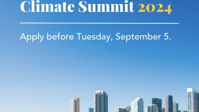 FULLY FUNDED: Apply for the 2024 Future Leaders Climate Summit (Fully funded to Miami, Florida)