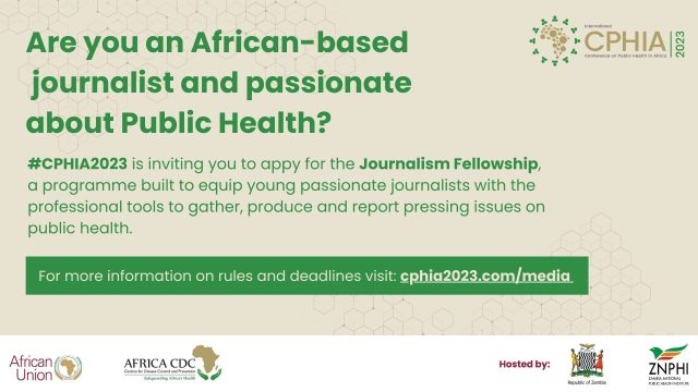 FULLY FUNDED: Apply for the CPHIA 2023 Journalism Fellowship