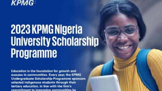 FUNDED: Apply for the 2024 KPMG Nigeria University Scholarship Program For Nigerian Students