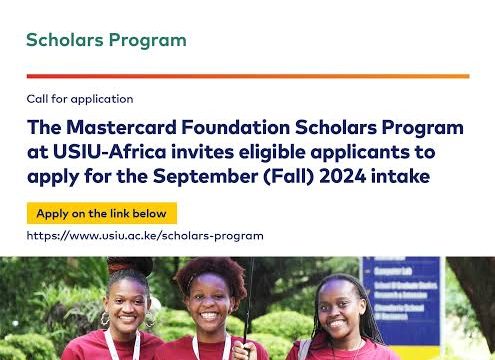 FULLY FUNDED: Apply for this United States International University-Africa (USIU-Africa) Mastercard Foundation Scholars Program 2024 for Young Africans