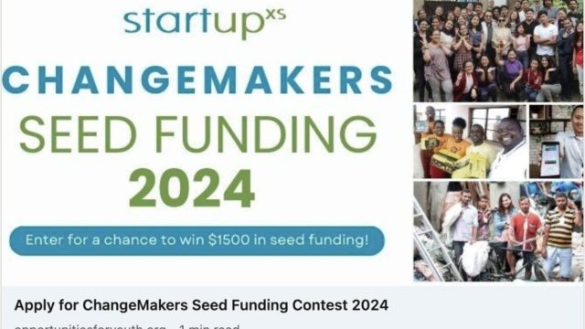 GRANT: Apply for this ChangeMakers Seed Funding Contest 2024