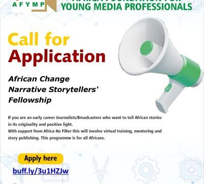 GRANT: Apply for this African Change Narrative Storytellers’ Fellowship 2023