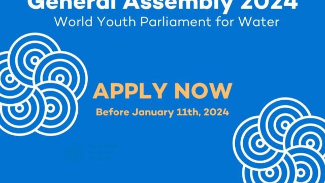 PARTIALLY FUNDED: Apply for the 6th General Assembly of the World Youth Parliament for Water in Indonesia 2024