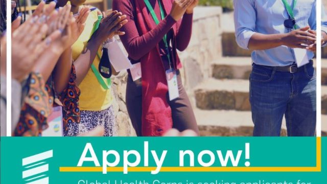 FULLY FUNDED: Apply for the Global Health Corps 2024-25 Africa Fellowship Cohort now!
