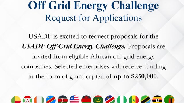 GRANT OPPORTUNITY: African-based off-grid energy companies can apply for this grant of up to $250K!