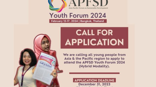 FULLY FUNDED: Apply for this Asia Pacific Forum on Sustainable Development (APFSD) Youth Forum 2024