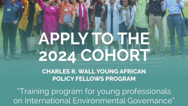 FULLY FUNDED: Apply to the 2024 cohort of the Charles R. Wall Young African Policy Fellowship (Nairobi 2024)