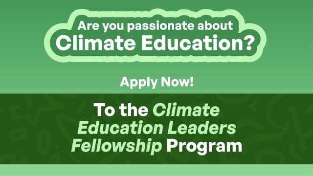 CALLING ALL AFRICAN YOUNG CLIMATE LEADERS; Apply for this Climate Education Leaders Fellowship 2024