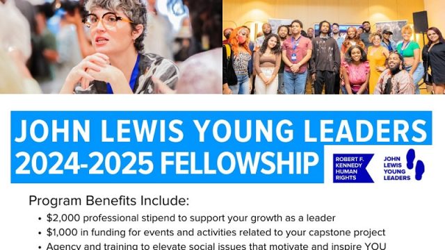 Fully Funded : Apply for the John Lewis Young Leaders 2024 – 2025 fellowship in USA