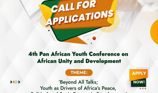 Applications are open for the 4th Pan African Youth Conference