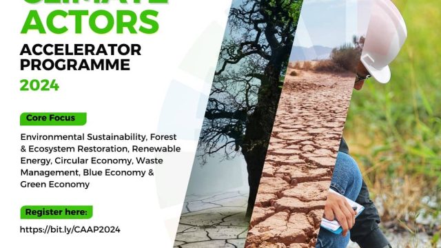 CALLING ALL YOUNG NIGERIANS: Apply for the Climate Actors Accelerator Programme 2024