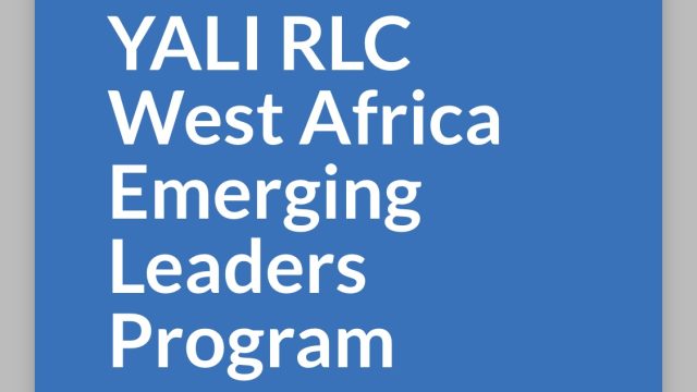 FULLY FUNDED TO GHANA: Apply for the YALI RLC West Africa emerging Leaders programme (physical) 2024