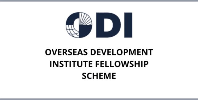 FUNDED WITH STIPENDS: Apply for this Overseas Development Institute Fellowship 2024