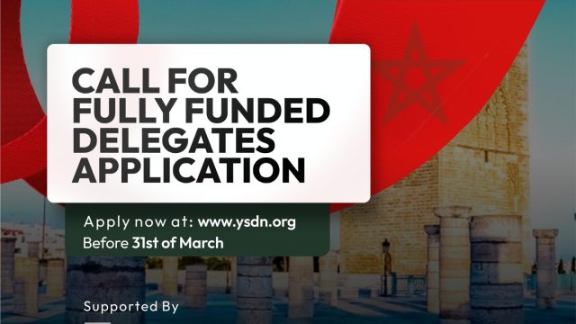 FULLY FUNDED TO MORROCO: Apply for this Youth Sustainable Development Conference 2024 in Rabat, Morocco