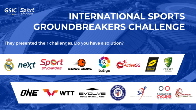 Check out the International Sports Groundbreakers Challenge (A prize money of SGD$10,000) with a fully funded trip to Singapore & Madrid 