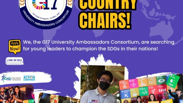 Lead the Change: Apply for this call for Country Chair position for Global SDG Fellowship