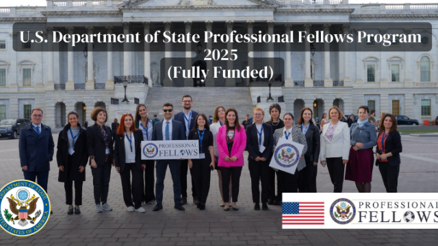 Fully Funded to USA : Check out this 5-Week Professional Fellows Exchange Program