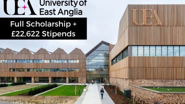 Fully Funded to UK : Apply for the 2024 David Sainsbury Scholarship at the (University of East Anglia) 