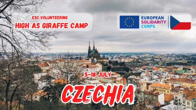 Volunteering Opportunity  : Apply for this Fully Funded High as Giraffe Camp ESC Volunteering in Czech Republic 