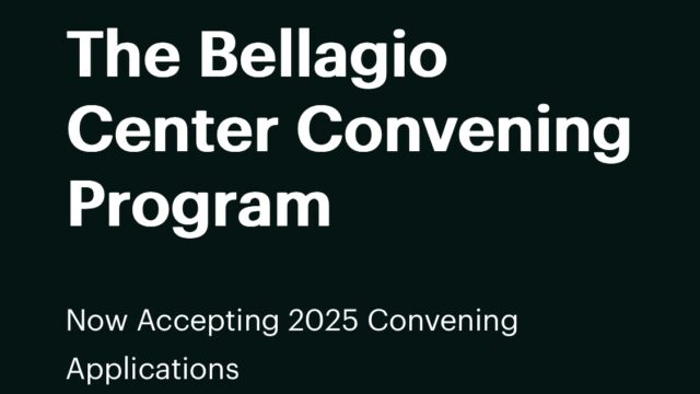 FULLY FUNDED TO ITALY: Apply to join this Bellagio Centre Convening Program for young changemakers and activists