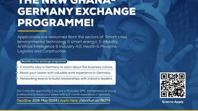 FULLY FUNDED TO GERMANY: Apply for this NRW Ghana – Germany Exchange Programme 2024