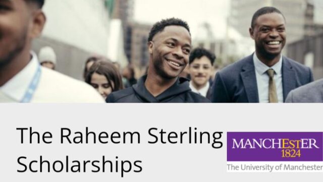 Fully Funded : Apply for The Raheem Sterling Scholarships
