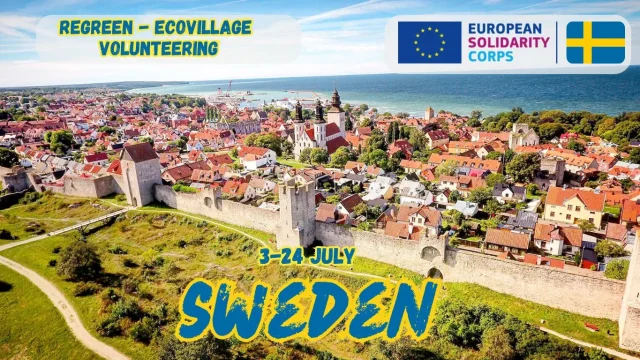 Volunteering opportunity : Check out the fully funded ReGreen – Ecovillage volunteering project in Visby, Sweden