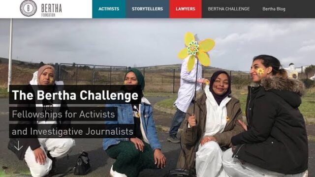 PAID FELLOWSHIP: Apply for this Bertha Challenge 2025 for activists and journalist (with funded in-person trip)