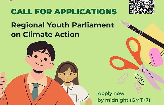FULLY FUNDED TRAVELS WITH DAILY PER DIEM :Apply for the Regional Youth Parliament on Climate Action 