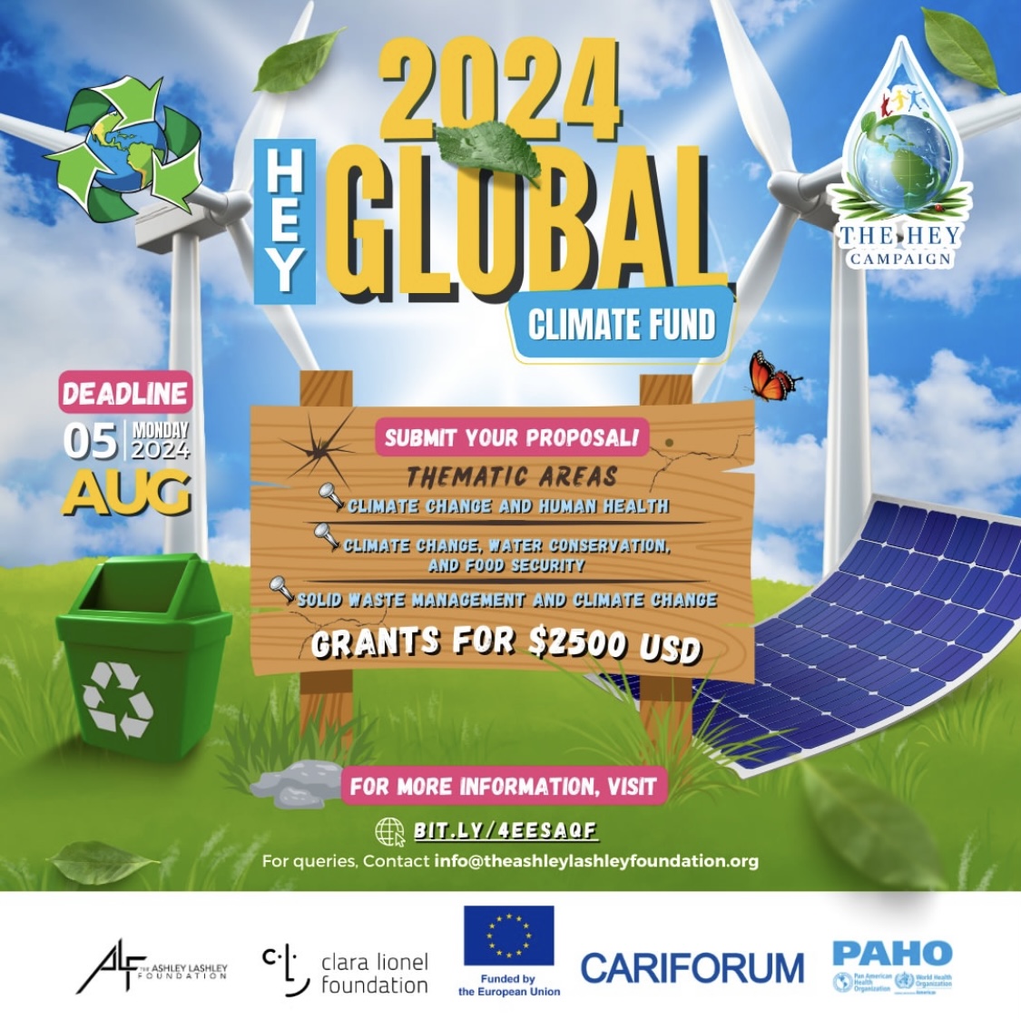 GRANTS: Apply for the 2024 HEY Global Climate Fund and receive over ...