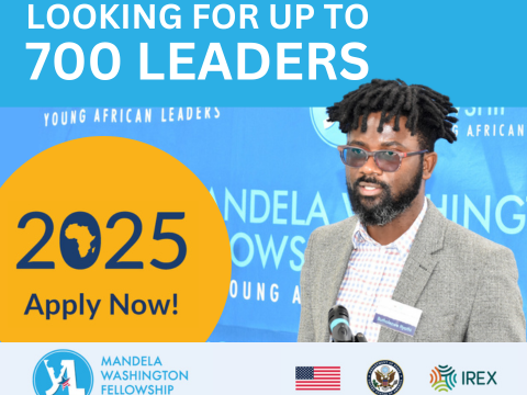 FULLY FUNDED TO USA : Apply for the 2025 Mandela Washington Fellowship