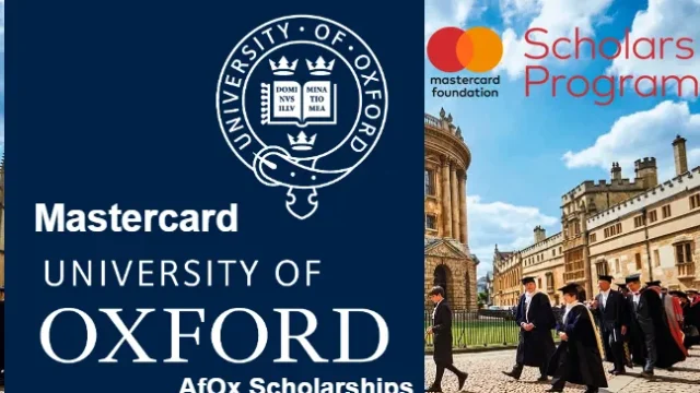 FULLY FUNDED TO UK : Apply for the 2025 Mastercard AfOx Scholarship at University of Oxford UK