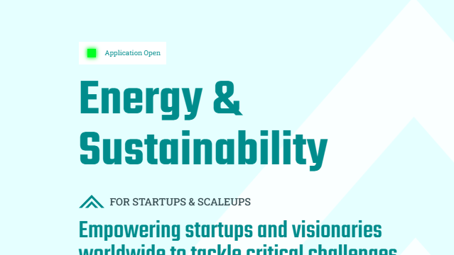 FUNDING : Apply for Startupbootcamp Energy and Sustainability Accelerator