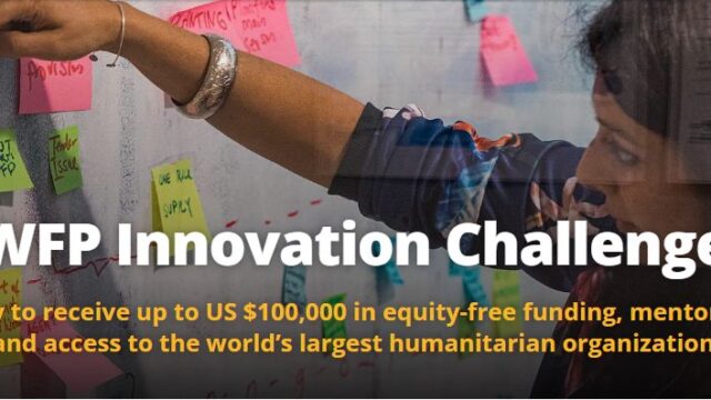 Apply for the Relief & Resilience: WFP Innovation Challenge 2024 with funding of up to $100,000