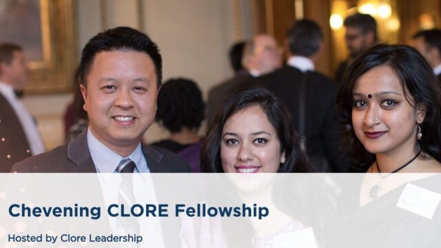 FULLY FUNDED TO UK : Check out the Chevening Clore Leadership Fellowship 2025