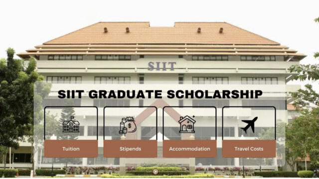 Fully funded to the SIIT scholarship in Thailand.. Apply now