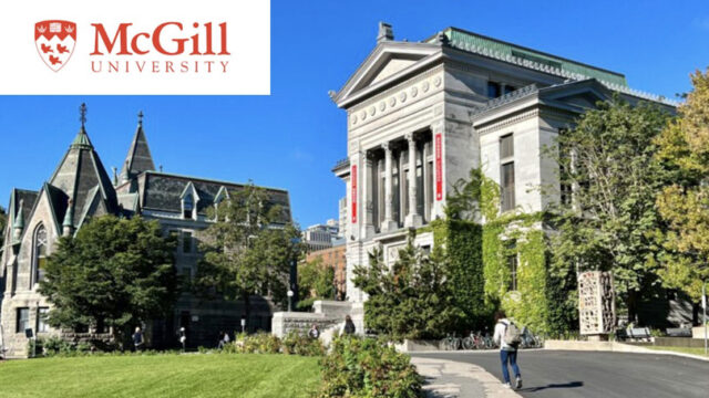 Fully funded to Canada. Apply now for a McGill University Mastercard scholarship