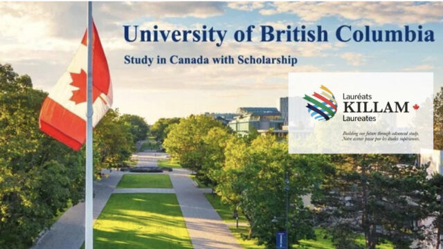 Funded opportunity : UBC Killam scholarship 2024