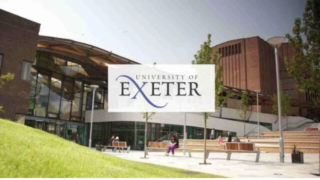 Fully Funded to the U.K: Apply now to the University of Exeter.