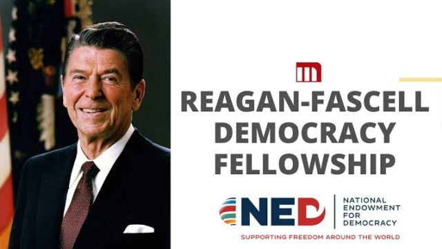 FULLY FUNDED TO USA: Apply for this NED Reagan-Fascell Democracy fellows program 2025