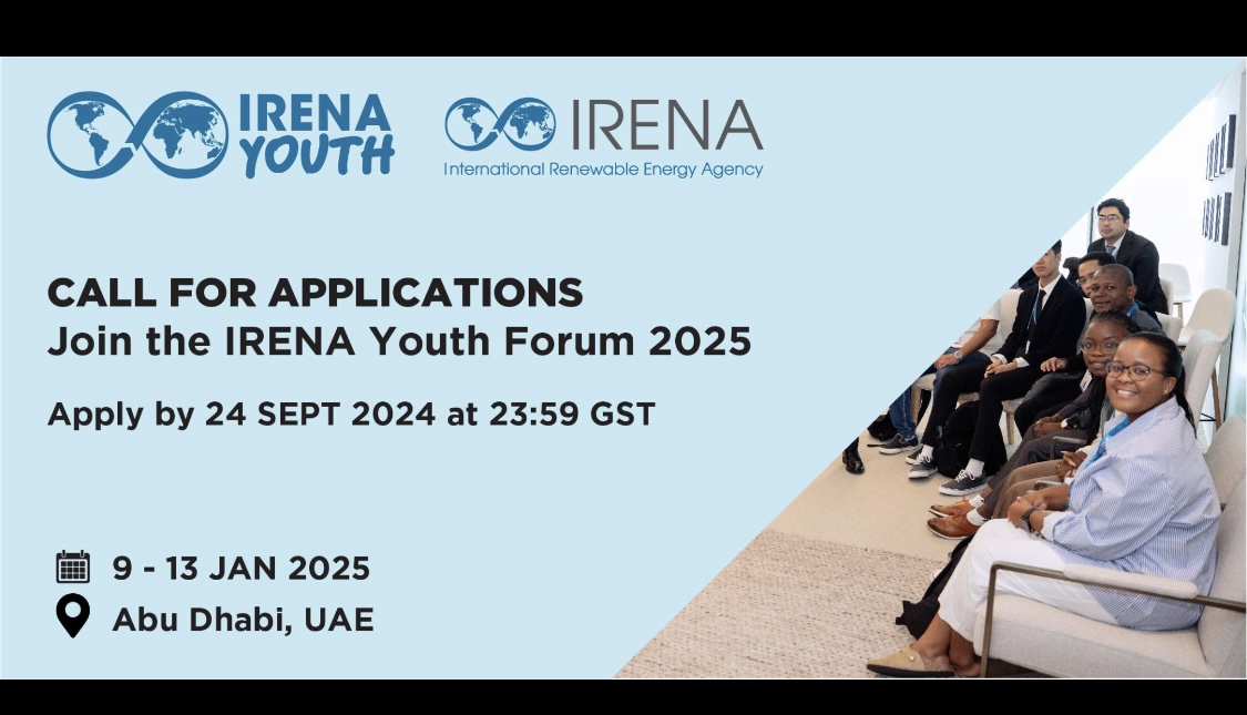 FULLY FUNDED TO ABU DHABI, UAE: Apply for the IRENA Youth Forum 2025 ...